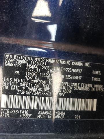 Photo 13 VIN: 2T3P1RFV9MW178803 - TOYOTA RAV4 XLE 