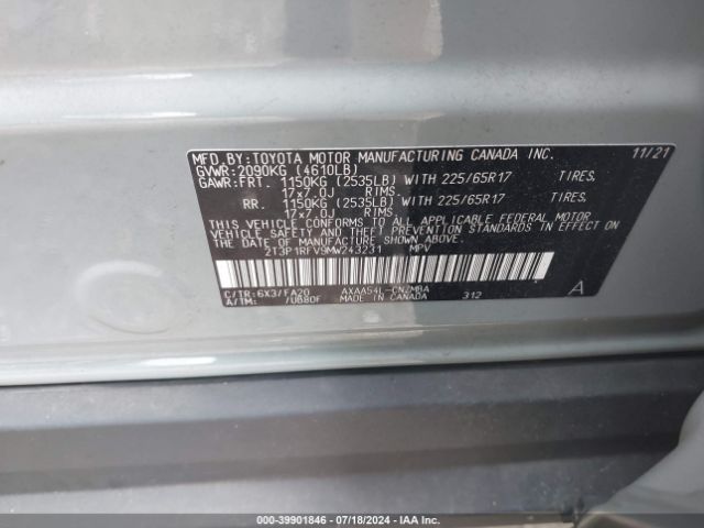 Photo 8 VIN: 2T3P1RFV9MW243231 - TOYOTA RAV4 