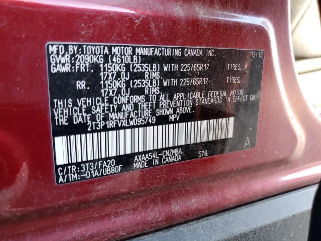 Photo 13 VIN: 2T3P1RFVXLW095749 - TOYOTA RAV4 XLE 