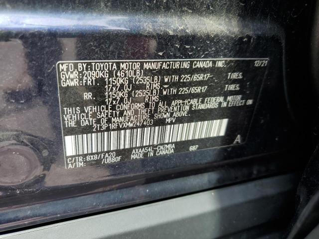 Photo 11 VIN: 2T3P1RFVXMW247403 - TOYOTA RAV4 