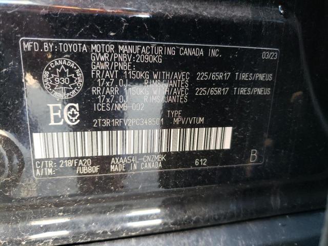 Photo 13 VIN: 2T3R1RFV2PC348501 - TOYOTA RAV4 XLE 