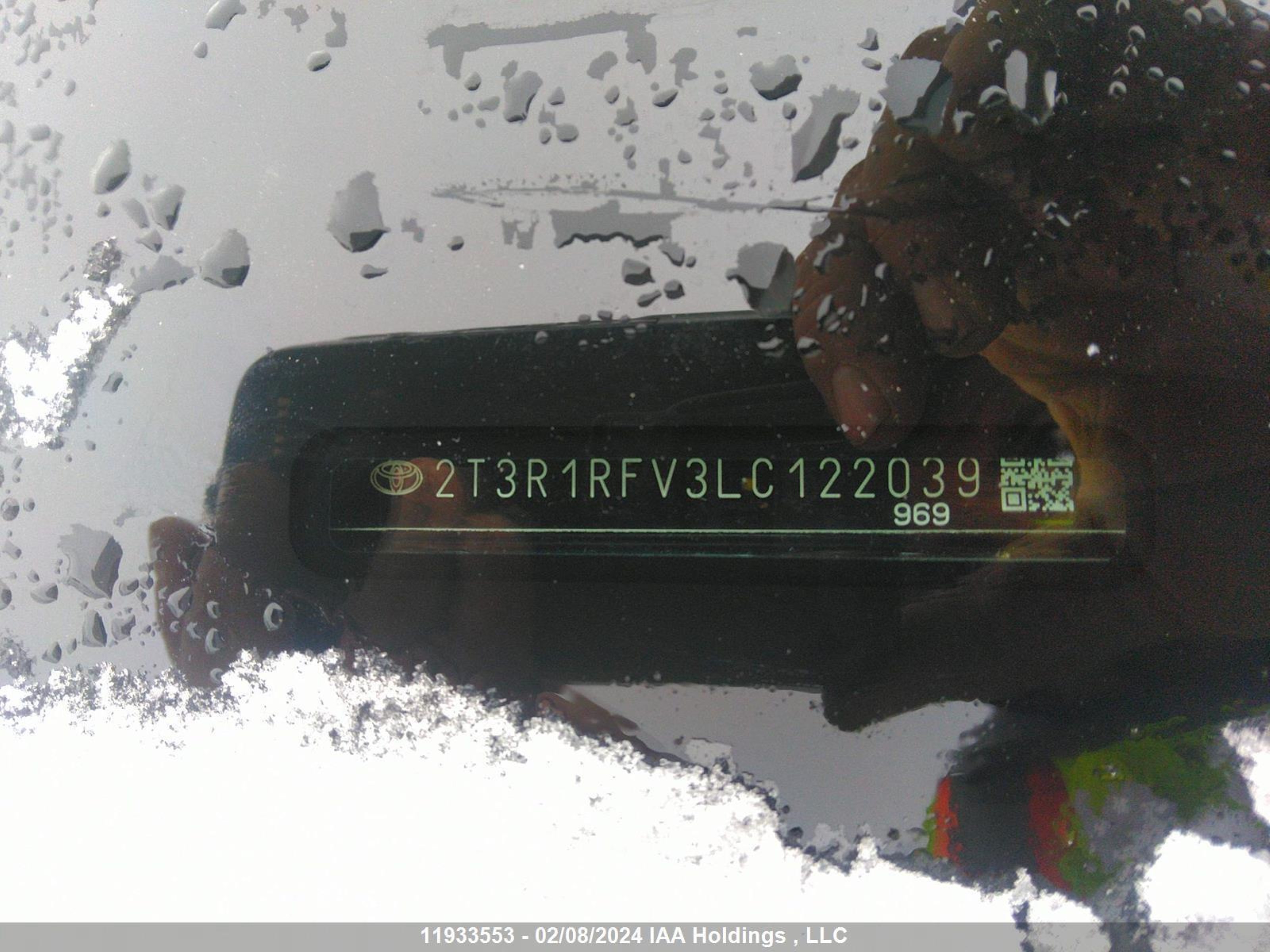 Photo 8 VIN: 2T3R1RFV3LC122039 - TOYOTA RAV 4 