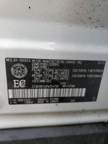 Photo 12 VIN: 2T3R1RFV3PW354760 - TOYOTA RAV4 