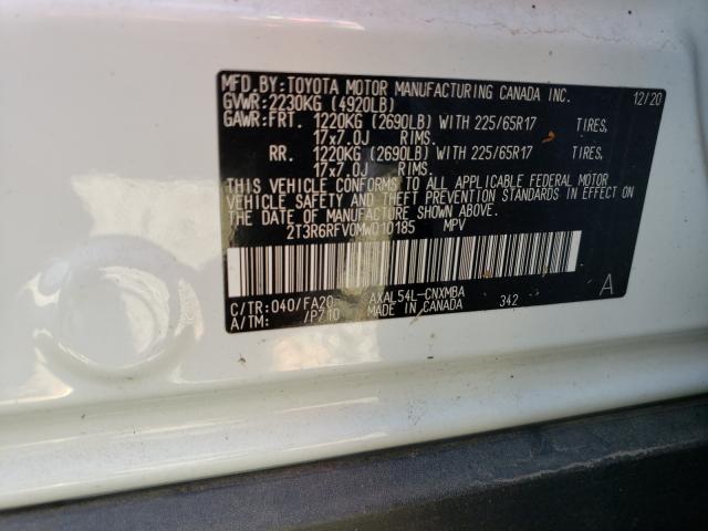 Photo 9 VIN: 2T3R6RFV0MW010185 - TOYOTA RAV4 XLE 