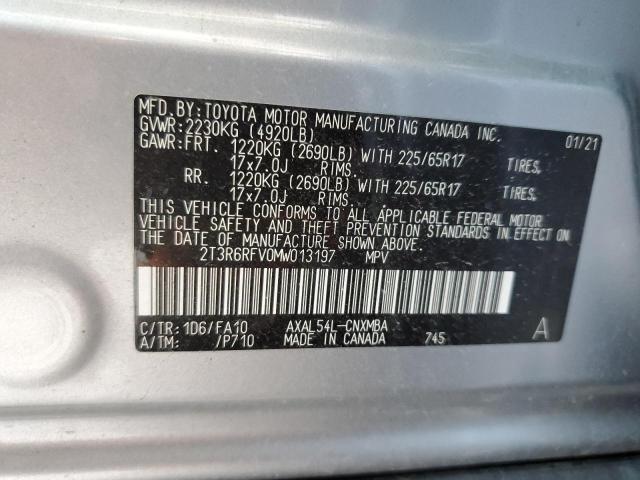 Photo 12 VIN: 2T3R6RFV0MW013197 - TOYOTA RAV4 