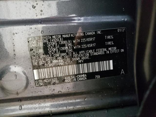 Photo 9 VIN: 2T3R6RFV4MW016751 - TOYOTA RAV4 XLE 