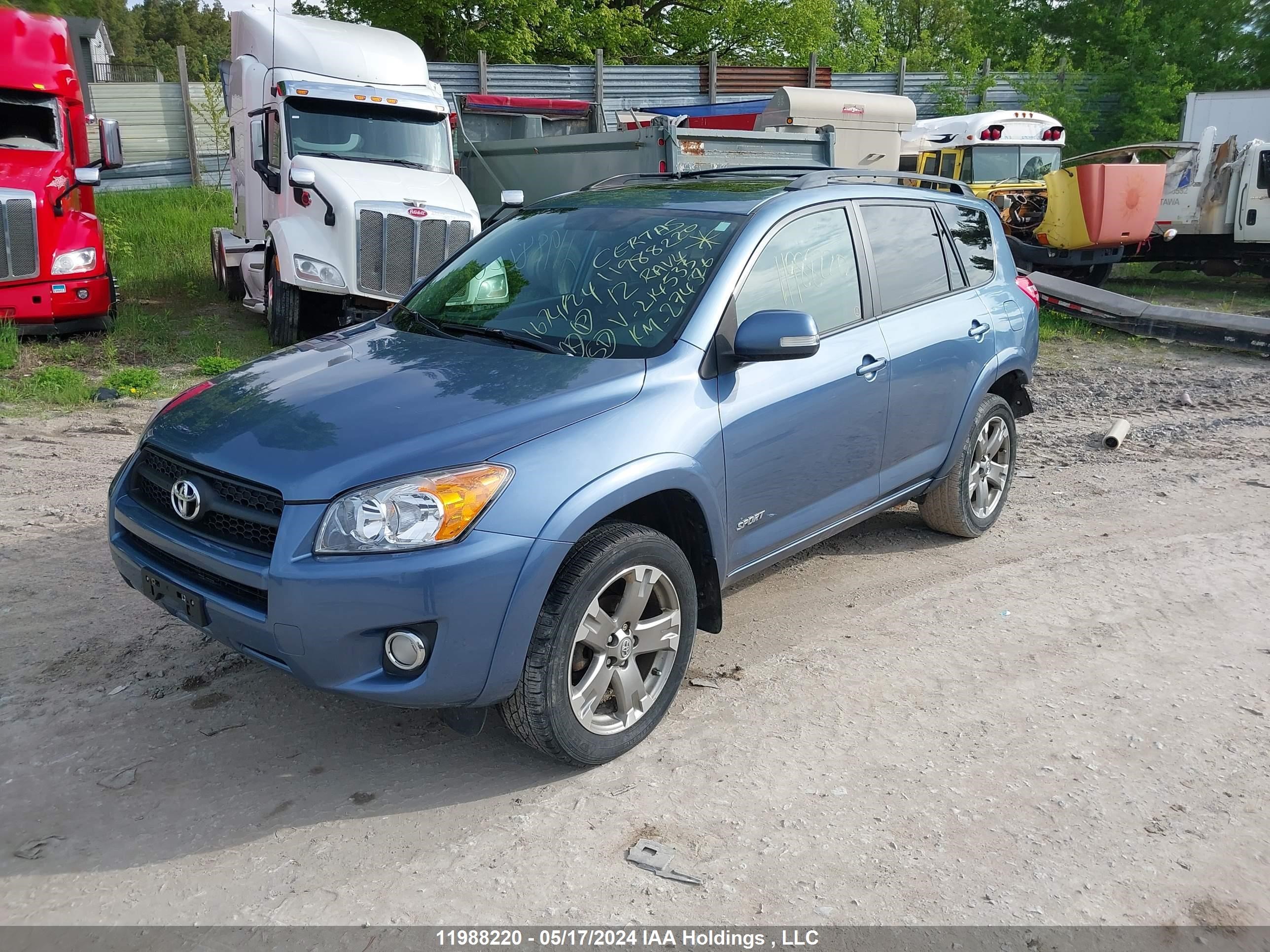 Photo 1 VIN: 2T3RF4DV3CW214533 - TOYOTA RAV 4 