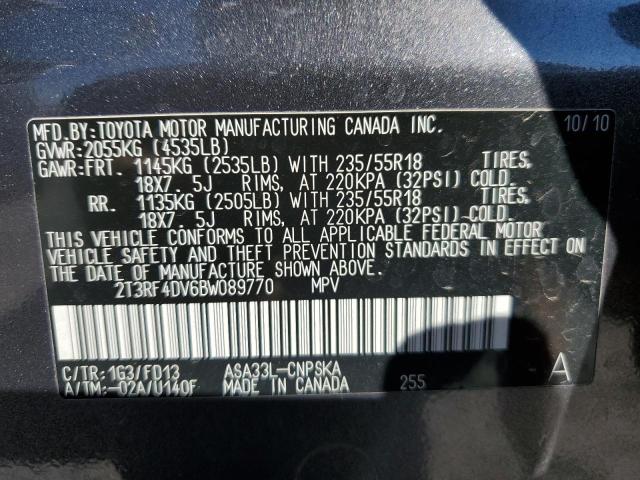 Photo 12 VIN: 2T3RF4DV6BW089770 - TOYOTA RAV4 