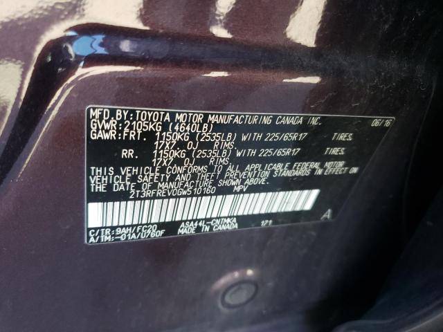 Photo 9 VIN: 2T3RFREV0GW510160 - TOYOTA RAV4 