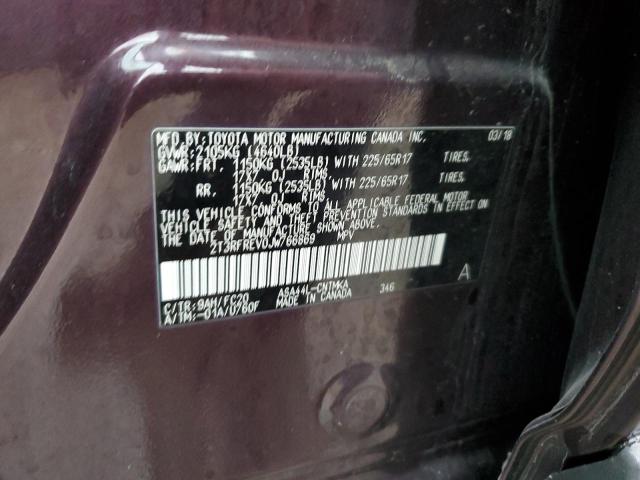 Photo 12 VIN: 2T3RFREV0JW766869 - TOYOTA RAV4 ADVEN 