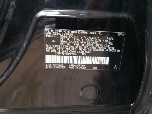 Photo 12 VIN: 2T3RFREV1EW175942 - TOYOTA RAV4 