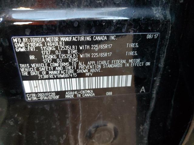 Photo 11 VIN: 2T3RFREV1HW687415 - TOYOTA RAV4 