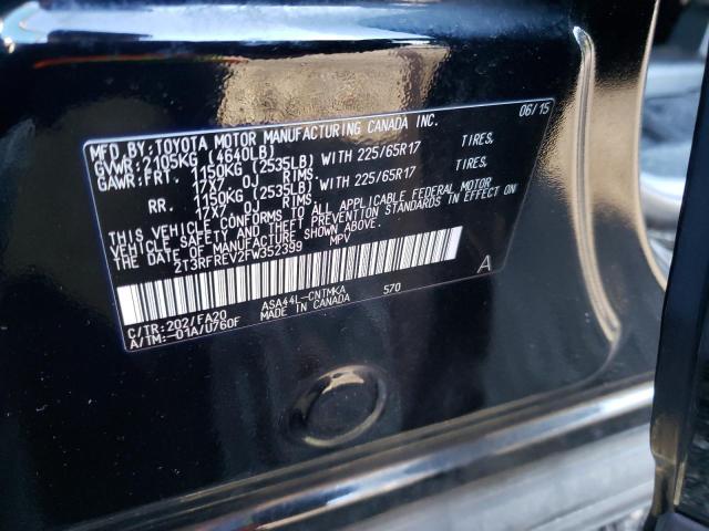 Photo 12 VIN: 2T3RFREV2FW352399 - TOYOTA RAV4 