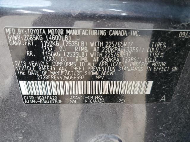 Photo 12 VIN: 2T3RFREV4DW096697 - TOYOTA RAV4 XLE 