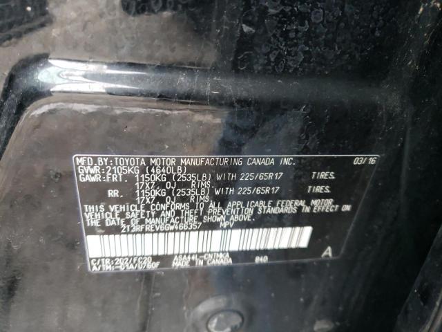 Photo 12 VIN: 2T3RFREV6GW466357 - TOYOTA RAV4 XLE 