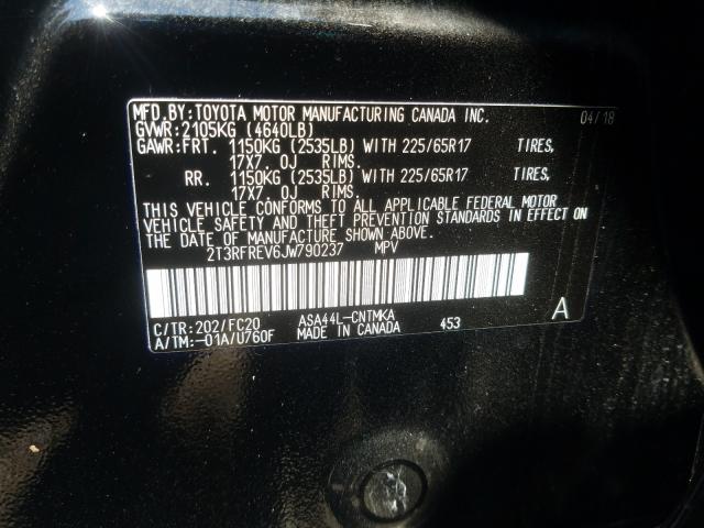 Photo 9 VIN: 2T3RFREV6JW790237 - TOYOTA RAV4 ADVEN 