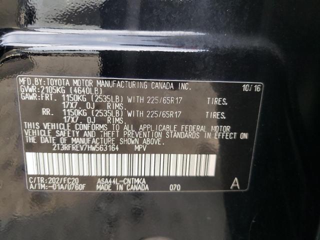 Photo 12 VIN: 2T3RFREV7HW563164 - TOYOTA RAV4 