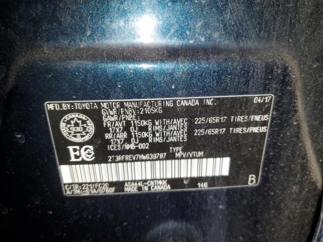 Photo 13 VIN: 2T3RFREV7HW639787 - TOYOTA RAV4 XLE 