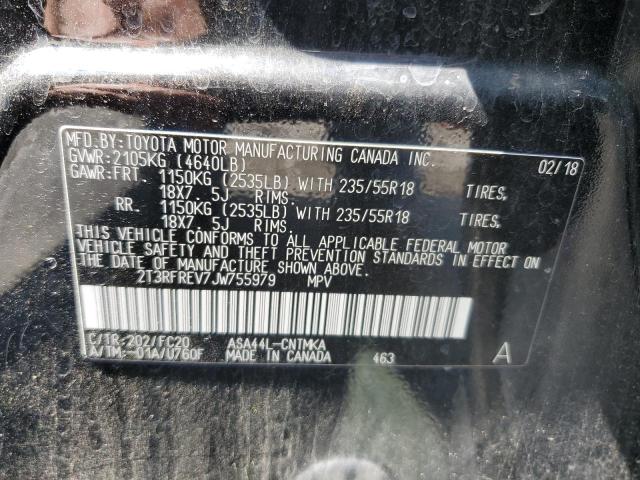 Photo 12 VIN: 2T3RFREV7JW755979 - TOYOTA RAV4 ADVEN 