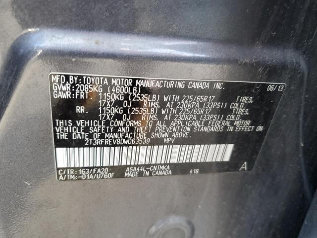 Photo 12 VIN: 2T3RFREV8DW063539 - TOYOTA RAV4 XLE 