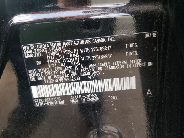 Photo 9 VIN: 2T3RFREV8JW832309 - TOYOTA RAV4 ADVEN 