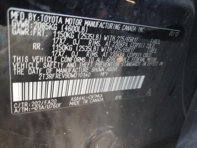 Photo 12 VIN: 2T3RFREV9DW010140 - TOYOTA RAV4 XLE 