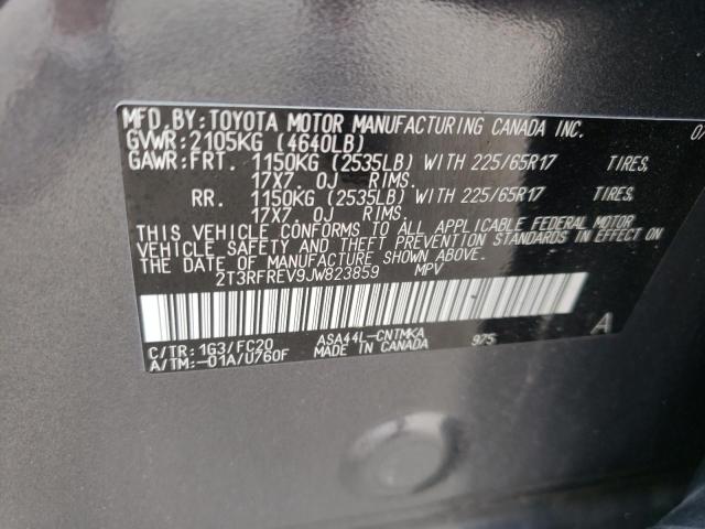 Photo 12 VIN: 2T3RFREV9JW823859 - TOYOTA RAV4 