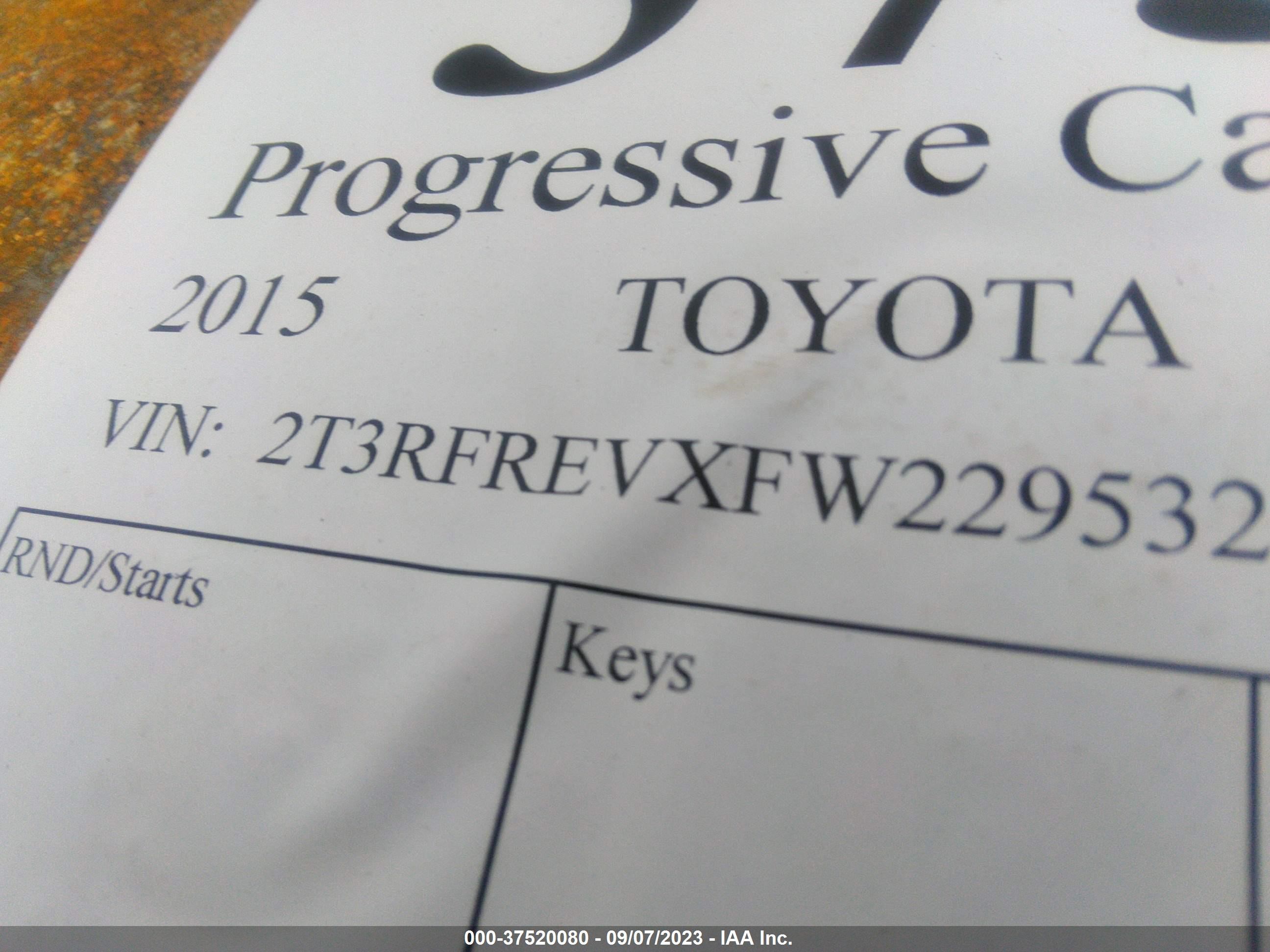 Photo 8 VIN: 2T3RFREVXFW229532 - TOYOTA RAV 4 