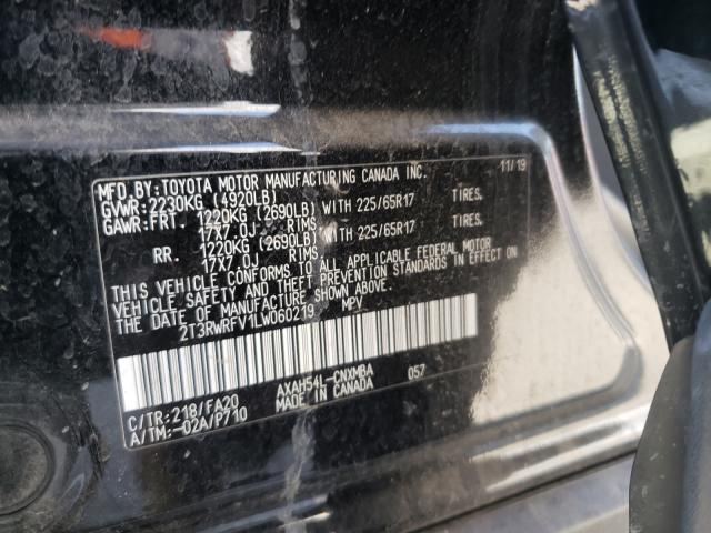 Photo 9 VIN: 2T3RWRFV1LW060219 - TOYOTA RAV4 XLE 