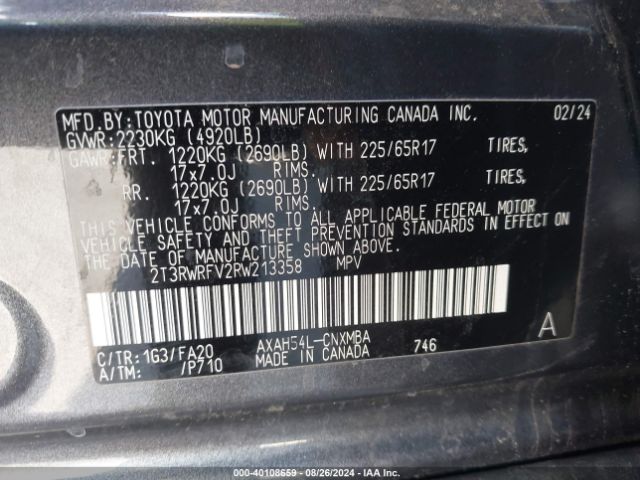 Photo 8 VIN: 2T3RWRFV2RW213358 - TOYOTA RAV4 