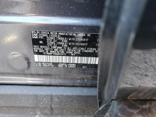 Photo 11 VIN: 2T3RWRFV4KW042411 - TOYOTA RAV4 XLE 