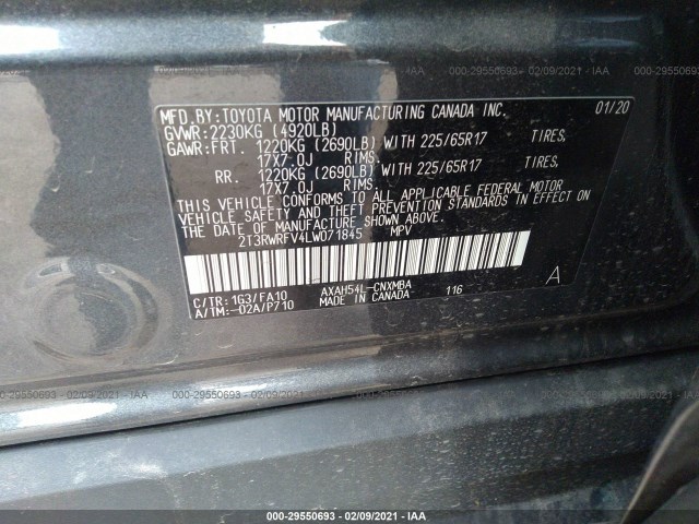 Photo 8 VIN: 2T3RWRFV4LW071845 - TOYOTA RAV4 