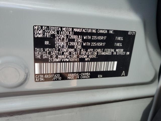 Photo 13 VIN: 2T3RWRFV4MW109141 - TOYOTA RAV4 XLE 