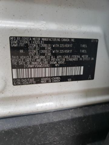 Photo 11 VIN: 2T3RWRFV5KW025682 - TOYOTA RAV4 XLE 