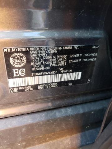 Photo 12 VIN: 2T3RWRFV7NW136657 - TOYOTA RAV4 