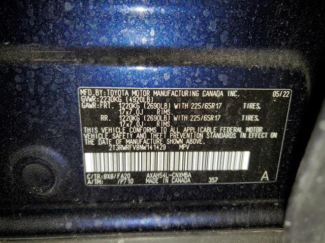 Photo 12 VIN: 2T3RWRFV8NW141429 - TOYOTA RAV4 XLE 