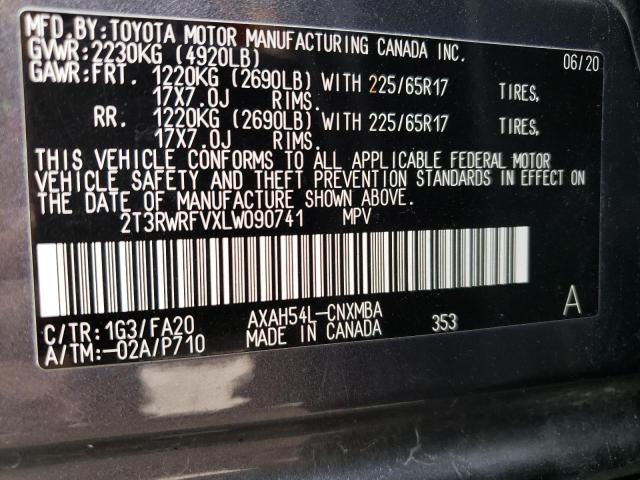 Photo 13 VIN: 2T3RWRFVXLW090741 - TOYOTA RAV4 