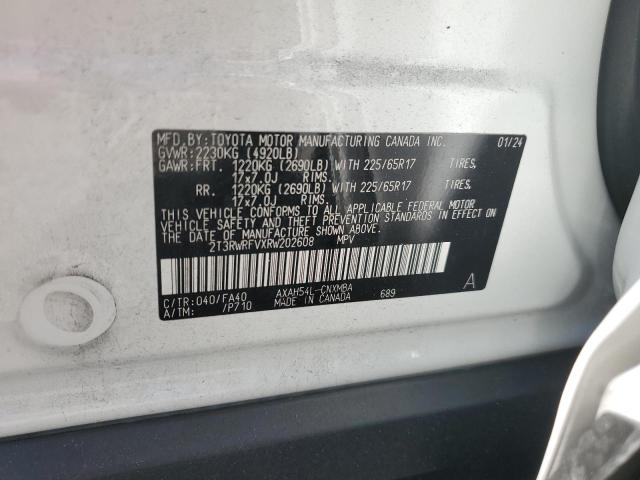 Photo 12 VIN: 2T3RWRFVXRW202608 - TOYOTA RAV4 