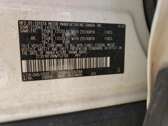 Photo 12 VIN: 2T3S1RFV6MW153156 - TOYOTA RAV4 TRD O 