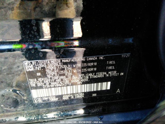 Photo 8 VIN: 2T3S1RFV8MW242713 - TOYOTA RAV4 