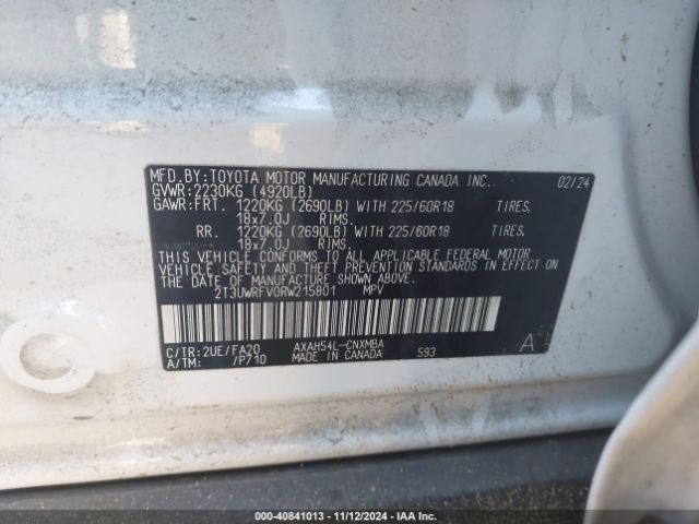 Photo 8 VIN: 2T3UWRFV0RW215801 - TOYOTA RAV4 