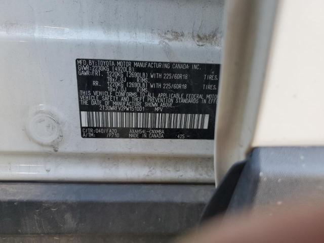 Photo 13 VIN: 2T3UWRFV2PW151001 - TOYOTA RAV4 WOODL 