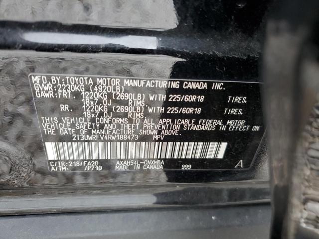 Photo 12 VIN: 2T3UWRFV4RW188473 - TOYOTA RAV4 WOODL 