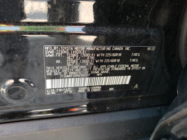 Photo 12 VIN: 2T3UWRFV6RW186997 - TOYOTA RAV4 WOODL 