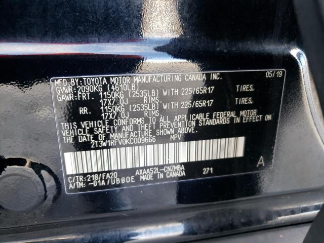 Photo 12 VIN: 2T3W1RFV0KC009666 - TOYOTA RAV4 XLE 