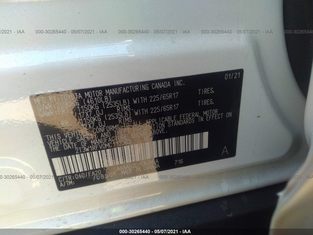 Photo 8 VIN: 2T3W1RFV0MC112363 - TOYOTA RAV4 