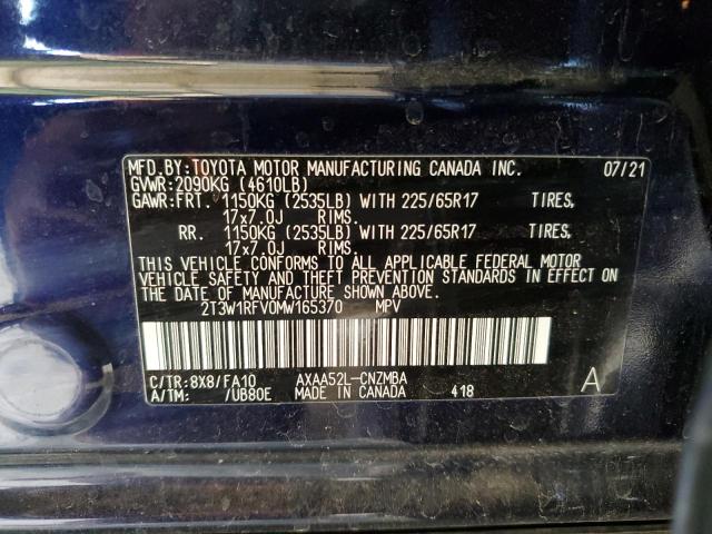 Photo 11 VIN: 2T3W1RFV0MW165370 - TOYOTA RAV4 XLE 