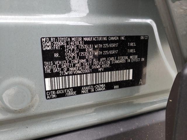 Photo 11 VIN: 2T3W1RFV0NW209661 - TOYOTA RAV4 XLE 