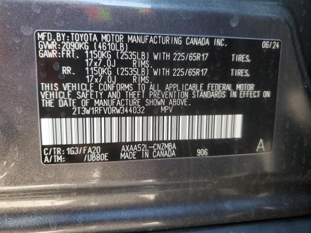 Photo 12 VIN: 2T3W1RFV0RW344032 - TOYOTA RAV4 XLE 