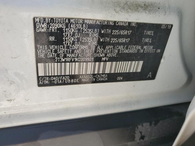 Photo 12 VIN: 2T3W1RFV1KC009921 - TOYOTA RAV4 